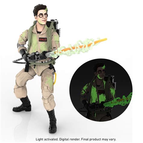 Ghostbusters Plasma Series Glow In The Dark Egon Spengler 6 Inch Action