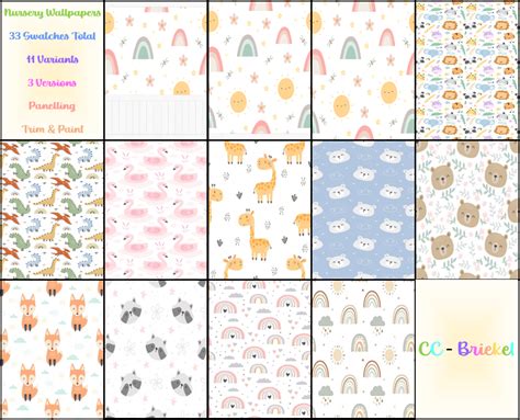 Cute Nursery Wallpapers - The Sims 4 Build / Buy - CurseForge