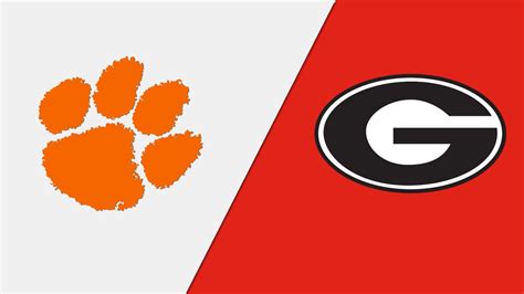 9 Clemson Vs Georgia 91023 Stream The Match Live Watch Espn