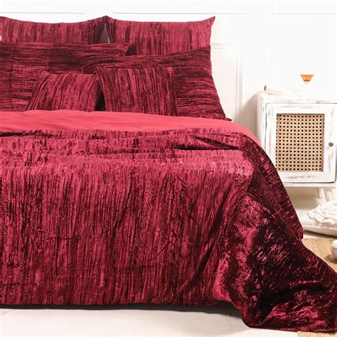 Decoravenue Ultra Luxe Crushed Velvet Cushion Covers Set Of No Filler