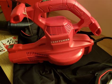 Craftsman Leaf Blower Leaf Vacuum And Mulcher 12 Amp Corded Cmebl7000 Complete Ebay