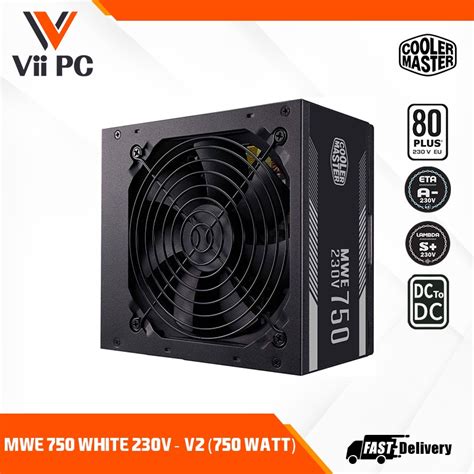 Cooler Master MWE 750W White 230V - V2, 750 WATTS Power Supply Unit, 80 ...