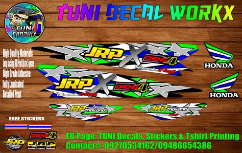 Tmx Jrp X Daeng Decal Sticker V W Freebies Lazada Ph