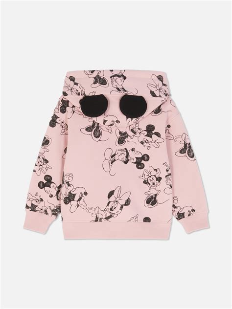 Sudadera Con Capucha De Mickey Y Minnie De Disney Rosa Ni As Primark