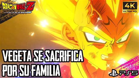 Vegeta Se Sacrifica Por Su Familia Dragon Ball Kakarot Youtube