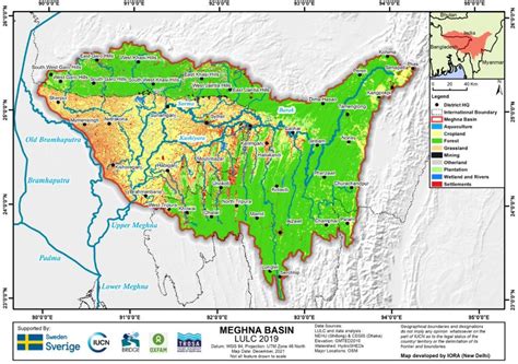 Meghna Basin Land Use Land Cover Lulc Atlas Iucn