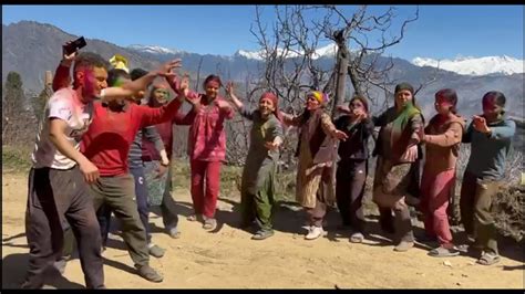 Nati On Holi Part 2 Happy Holi 2024 Pahari Dance On Holi 2024