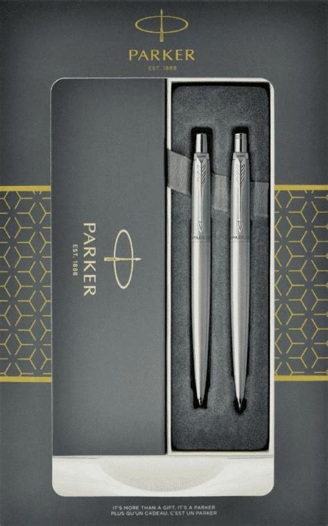 Juego Parker Jotter Duo Acero Ct Bol Grafo Portaminas