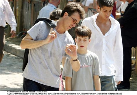 Photo Fran Ois Cluzet Et Son Fils Paul Fils De Marie Trintignant