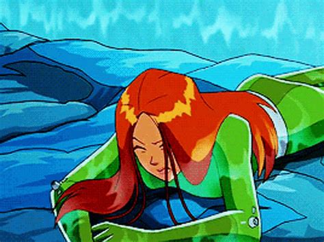 Totally Spies Sam  Totally Spies Sam Wet Hair S Entdecken Und Teilen