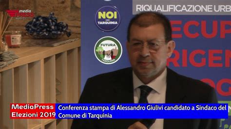 Conferenza Stampa Di Alessandro Giulivi Candidato A Sindaco Per Il