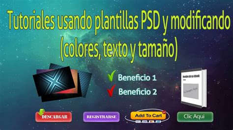 Como Modificar Plantillas Psd Parte Cambiando Colores Texto Y