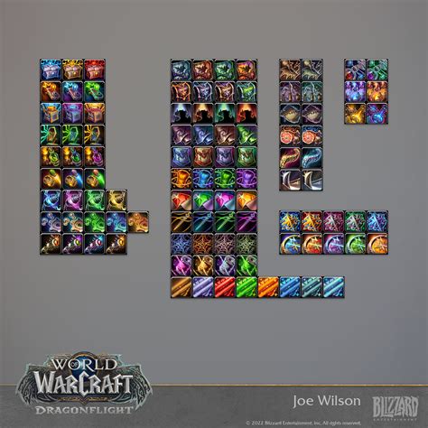 Artstation World Of Warcraft Dragonflight Icons