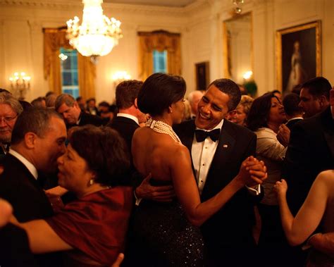 Barack And Michelle Obama Dancing Presidential Portraits