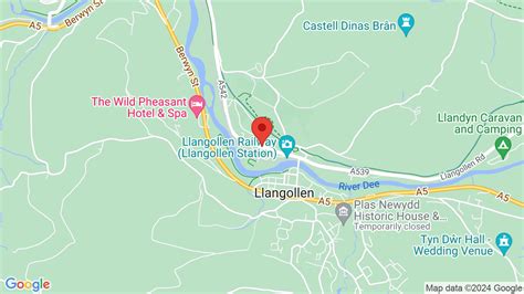 Llangollen Railway Map