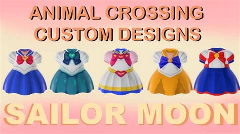 Sailor Moon Custom Designs For Animal Crossing New Horizons Youtube