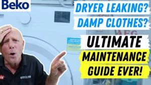 Beko Condenser Tumble Dryer Ultimate Maintenance Guide Empty Water