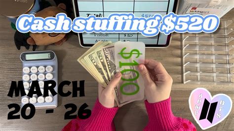 Low Income Cash Stuffing March Week Paycheck Youtube