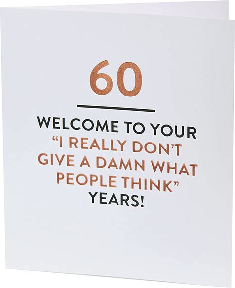 Funny 60th Birthday Card Collect Cards