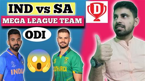 Ind Vs Sa Dream11 Prediction Sa Vs Ind Dream11 Team Of Today Match