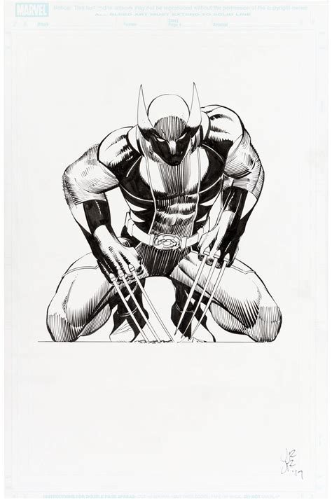 John Romita Jr. Wolverine drawing – Dangerous Universe