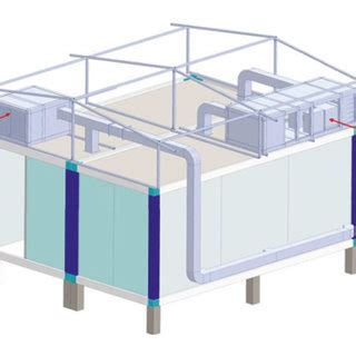 HVAC system of the negative pressure room. | Download Scientific Diagram