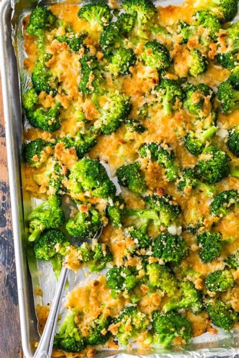 Crispy Cheesy Roasted Broccoli Recipe The Cookie Rookie