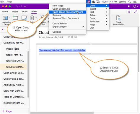 MAC Using Local App To Edit Cloud Attachment In OneNote Office