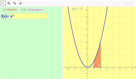 Teorema Fundamental Del Cálculo Geogebra