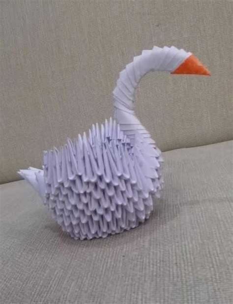 3D Origami cisne - askix.com