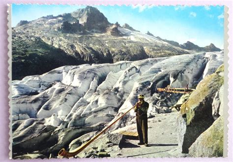 Le Glacier Du Rh Ne Joueur De Cor Des Alpes Kaufen Auf Ricardo