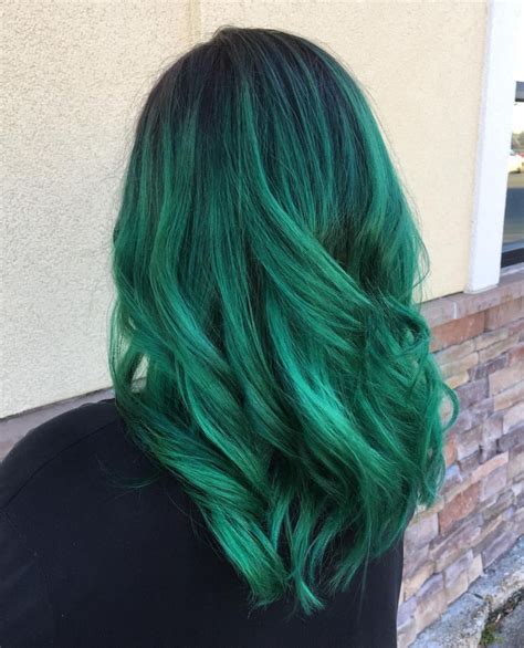 Hunter Green Hair Color