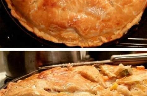 Skillet Chicken Pot Pie Casserole