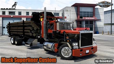 Mack Superliner Custom v1.5 by ReneNate (1.45.x) for ATS | American ...