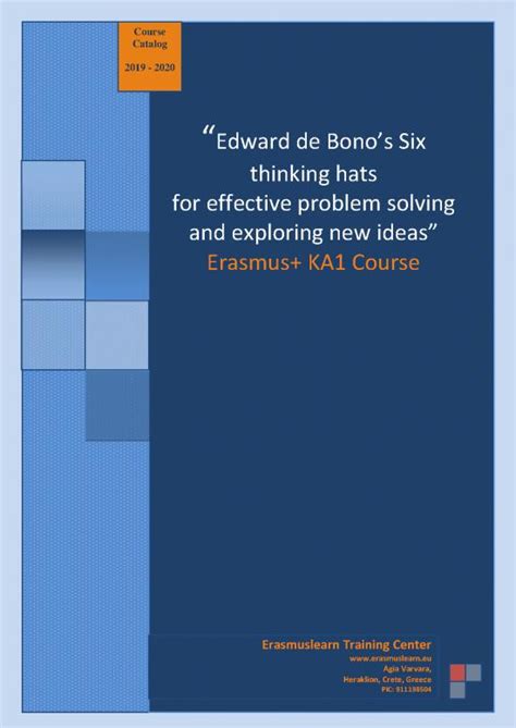 Six Thinking Hats Pdf 85813 | Edward De Bono Six Thinking Hats