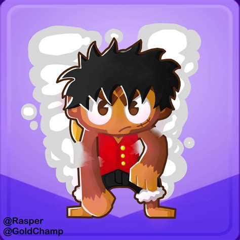 Monkey D. Luffy in BTD6 style with all 5 gears SPOLIER for later Gears ...