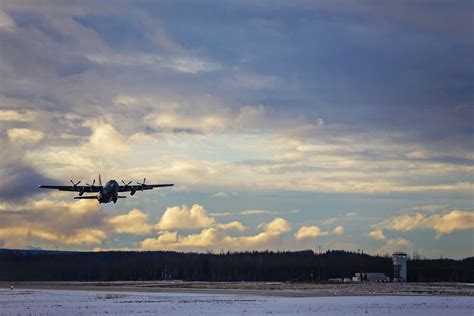 A C Hercules Aircraft From The Th Airlift Squadron Nara