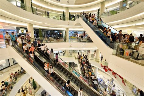 Siam Paragon Shopping Mall Bangkok Editorial Photo Image Of Center