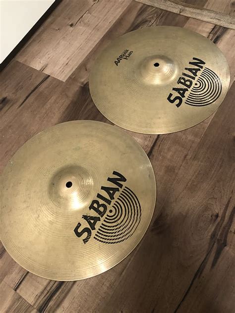 Sabian Aa Rock Hi Hat Cymbals Pair Reverb