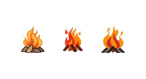 Premium Vector | Campfire light illustrations warm and illuminating vector art for cozy campfire ...