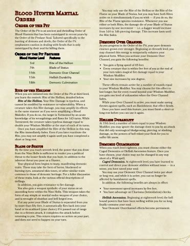 The Huntsmans Expanded Blood Hunter Orders Goroiamanuci Flip Pdf