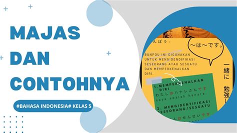 Majas Dan Contohnya Bahasa Indonesia Kelas 5 Kurikulum Merdeka YouTube