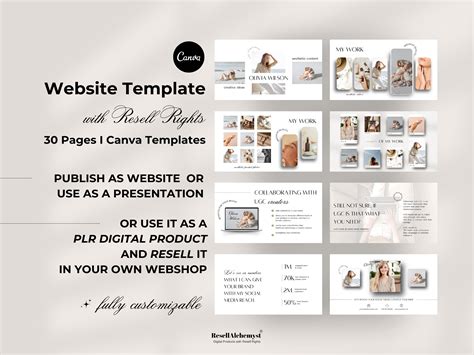 Website Template With Resell Rights For Ugc Content Creators Ugc