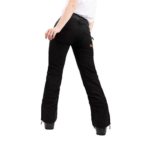 Risinghigh Pantalon De Ski Femme Roxy Noir Pas Cher Pantalons Ski Et