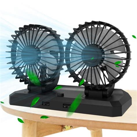 Tohuu Portable Vehicle Fan Cooling Air Fan Powerful Dashboard Electric