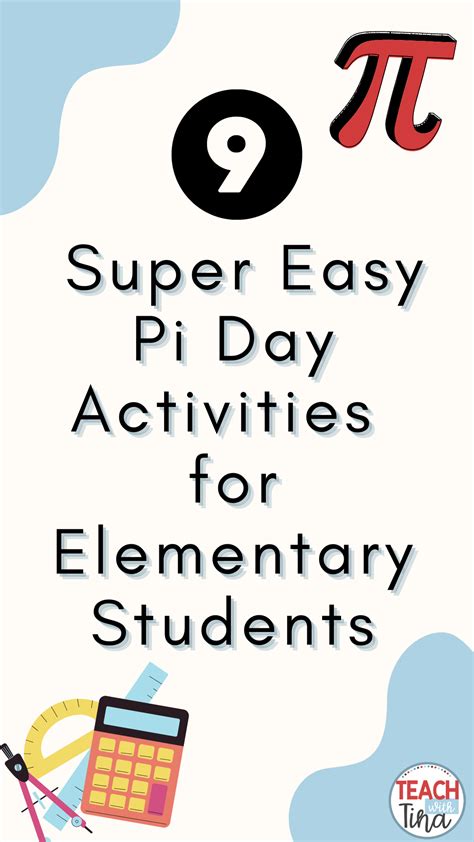 Have A Fun Pi Day In Your Elementary Classroom With These Fun And Easy