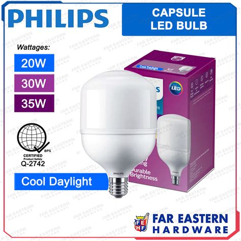 PHILIPS Capsule LED Light Bulb Cool Daylight True Force Core 20W 30W