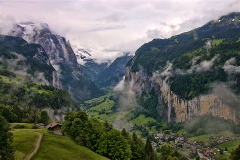 K K Lauterbrunnen Switzerland Mountains Alps Hd Wallpaper