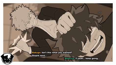 Rule 34 169 Aspect Ratio 2boys Anal Animated Bakugou Katsuki Blush Bones Company Bones