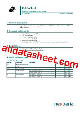 Bas Q Datasheet Pdf Nexperia B V All Rights Reserved